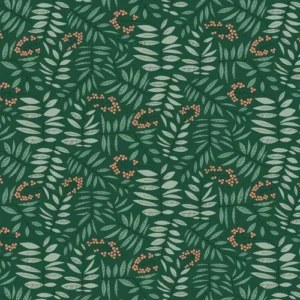 MissPrint Wallpaper Leaf Berry MISP1382