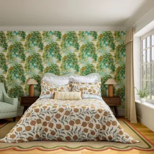 Sanderson Duvet cover Anaar bedding set QCSCTNB8GRE