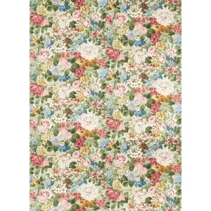 Sanderson Fabric Hydrangea & Rose 227329