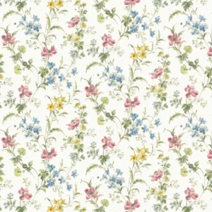 Laura Ashley Wallpaper Poppy Meadow 127407