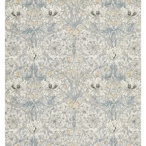 Morris Fabric Pure Honeysuckle & Tulip Sheer Wide Width 227300