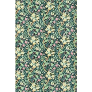 Morris Fabric Golden Lily Velvet 520004