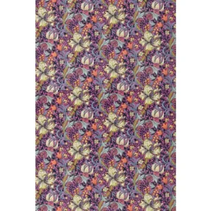 Morris Fabric Golden Lily Velvet 520003
