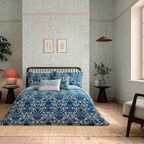Morris Duvet cover Hyacinth Indigo Duvet Cover Set QCSHYAS3IND