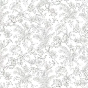 York Wallpaper Tropical Sketch Toile RT7843