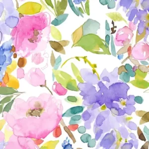 bluebellgray Mural Wisteria Garden (Set of 3 Panels) WL007