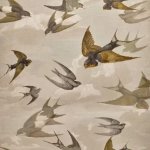 Designers Guild Wallpaper Chimney Swallows PJD6003/03