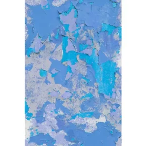 Ella Doran Wallpaper Peeling Paint Blue Hue Peeling Paint Blue