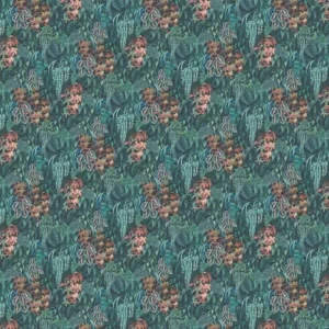 Osborne & Little Wallpaper Green Wall W7687-01