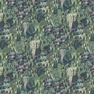 Osborne & Little Wallpaper Green Wall W7330-02