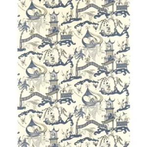 Sanderson Fabric Pagoda River DVIPPA202
