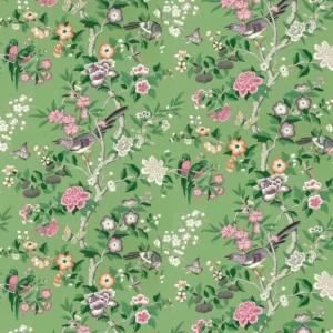 Sanderson Wallpaper Chinoiserie Hall 217110