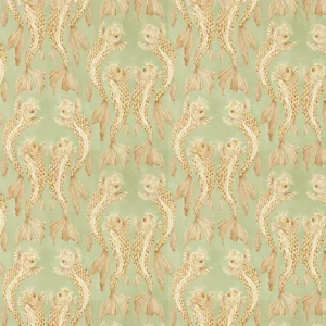 Sanderson Wallpaper Voyaging Koi 217114