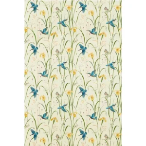 Sanderson Fabric Kingfisher & Iris 226732