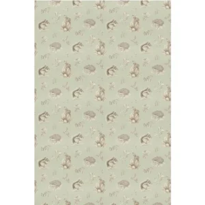 Sanderson Fabric Squirrel & Hedgehog 225522