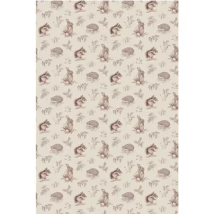 Sanderson Fabric Squirrel & Hedgehog 225523