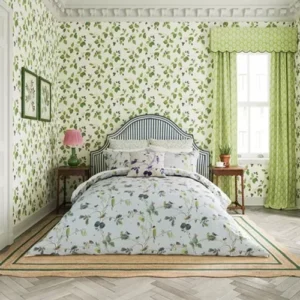 Sanderson Duvet cover Woodland Chorus Cover Set  QCSWDCB2BLU