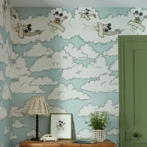 Sanderson Mural Mickey In the Clouds Panel 217292