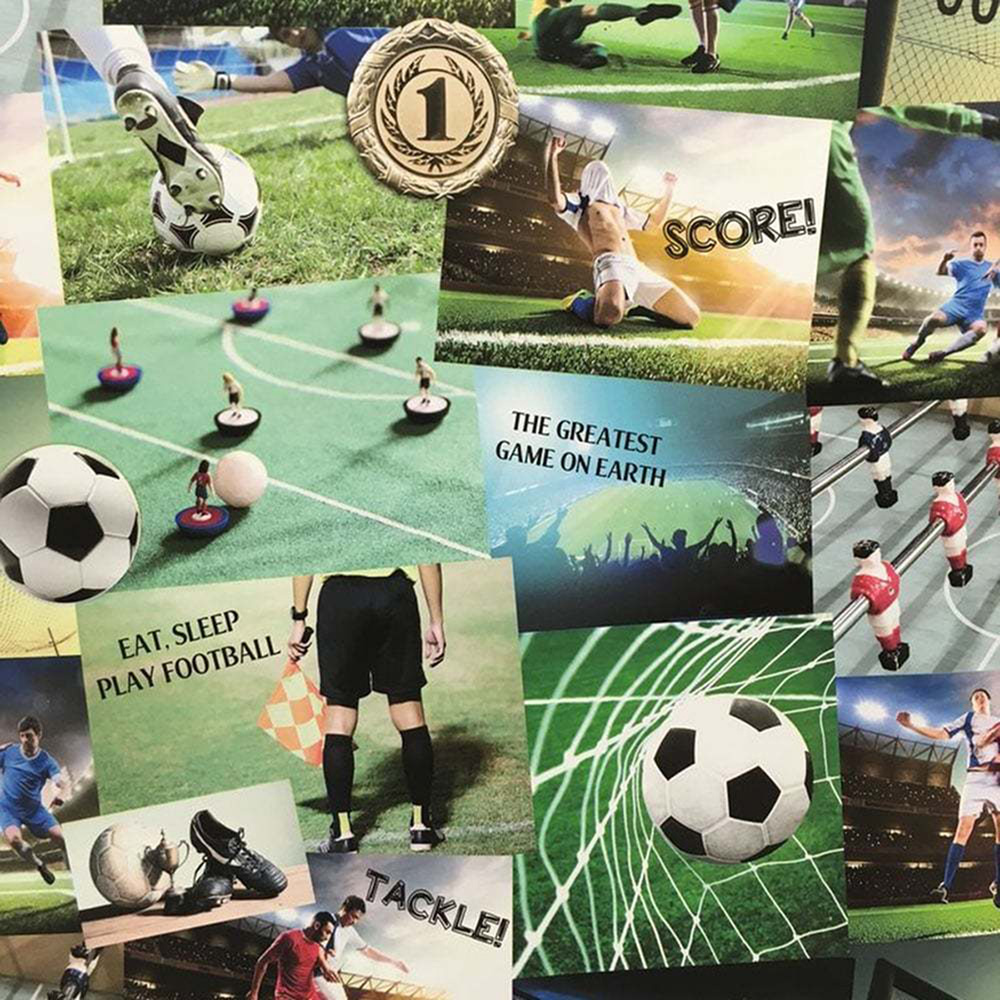 Football Collage Wallpaper Fine Decor FD41915