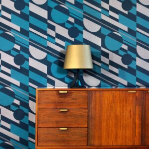 P.L.U.T.O. Wallpaper Lido and Copper Mini Moderns AZDPT027LI