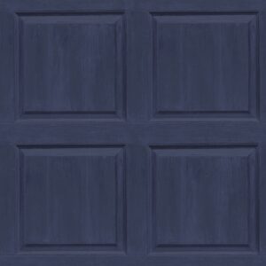 Washed Panel Wallpaper Navy Arthouse 909601