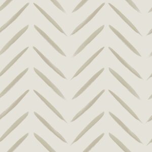 Chevron Brush Marks Wallpaper Taupe Holden 13041