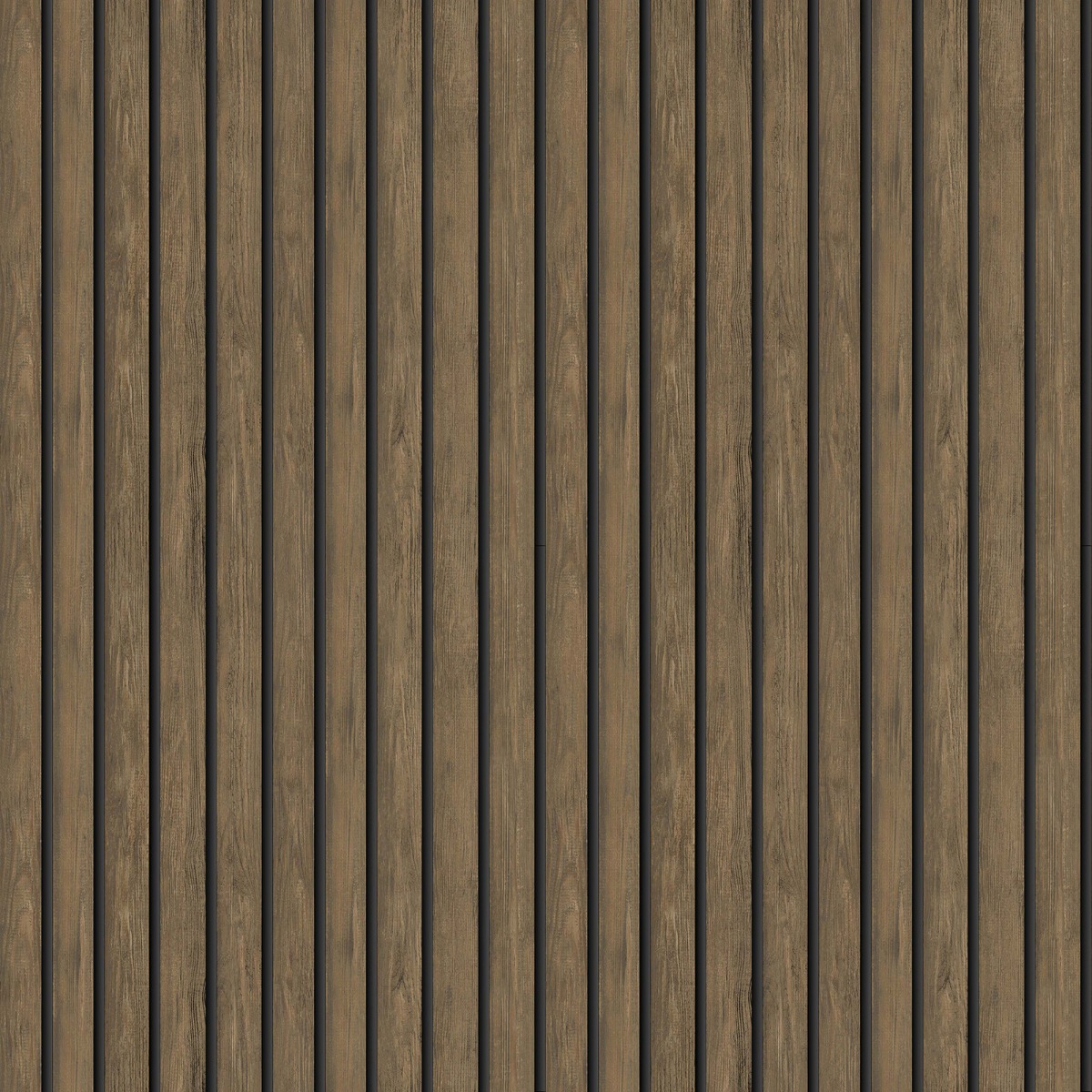 Wood Slat Wallpaper Dark Oak Holden 13130