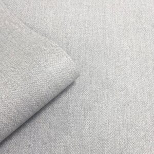 Venezia Texture Vinyl Wallpaper Grey / Silver Muriva M67309