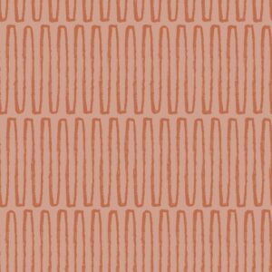 Lars Retro Wave Vinyl Wallpaper Coral Fine Decor FD26503