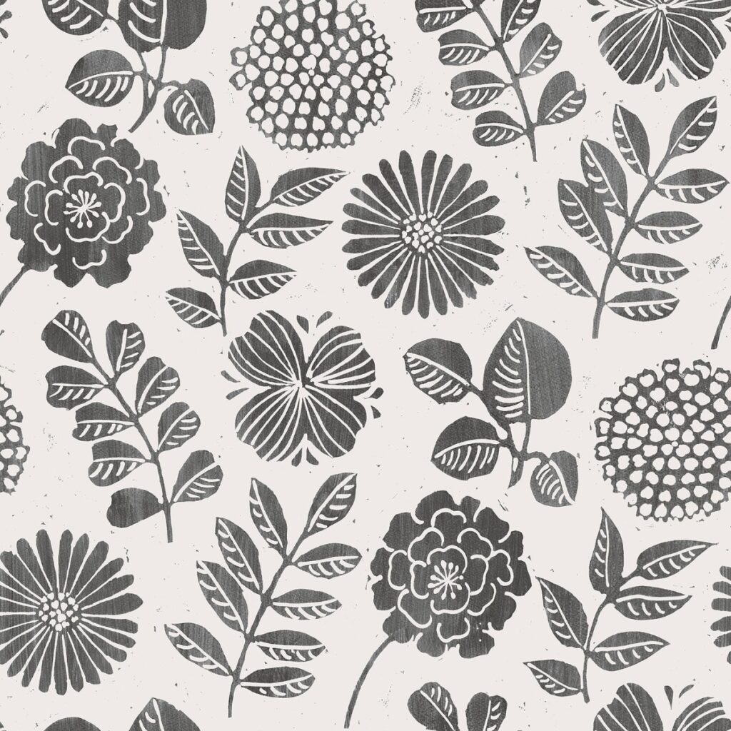 Floral wallpaper