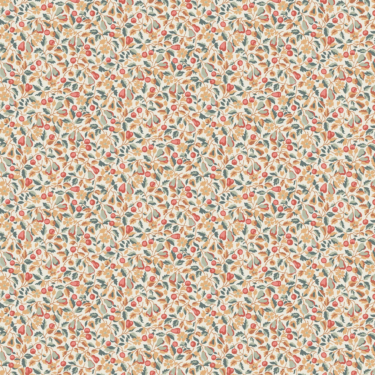 Laura Ashley Devrons Grove Wallpaper Terracotta 127398