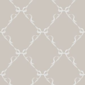 Tied with a Bow Wallpaper Warm Grey Holden 14031