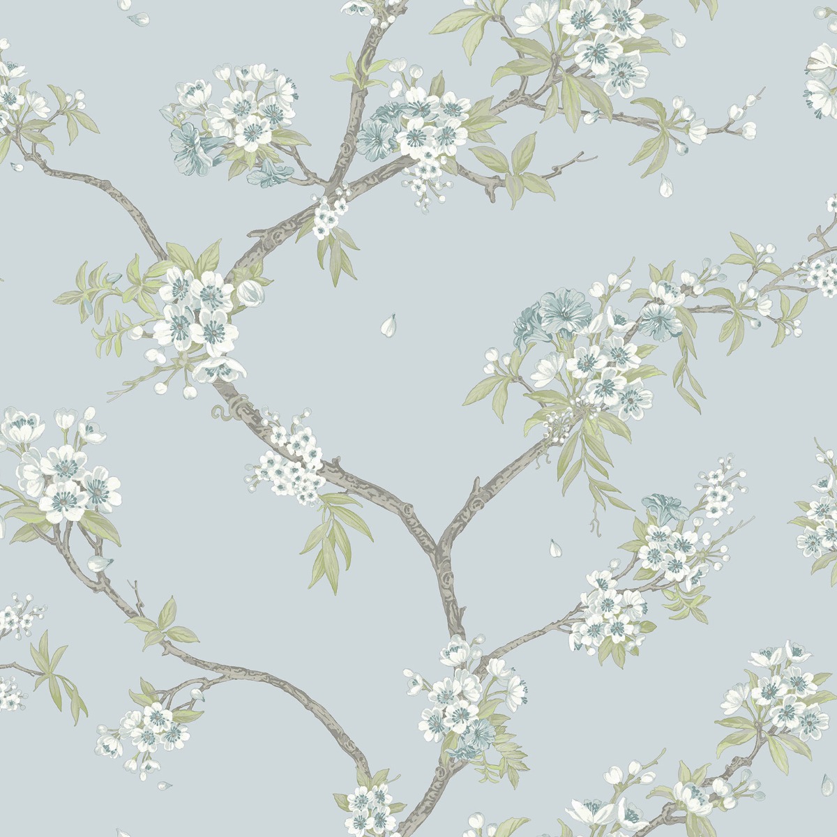 Cherry Blossom Wallpaper Blue Holden 14214