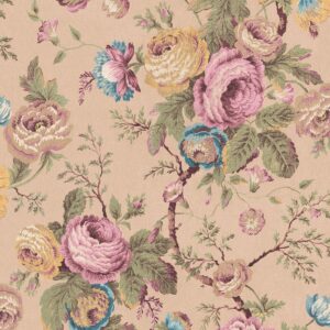 Laura Ashley Uffington Roses Wallpaper Plaster Pink 140323
